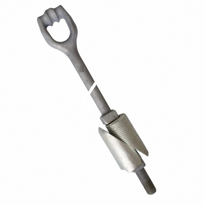 Wedge style 3/4"X72" Expanding Rock Anchor Rod Galvanized for utility power