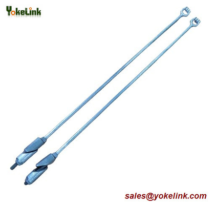 Wedge style 3/4"X60" Expanding Rock Anchor Rod Galvanized for utility power
