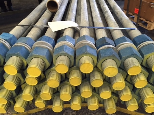 Heavy Structural Bolt F1554 Grade 36/ 55/ 105 Anchor Bolt Staight Type For Industrial Construction