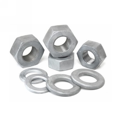 High Strength Steel Nut DIN6924 ZINC For Wind Rotor Blades, hub, Wind Tower Building