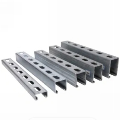 Hot DIP Galvanized 41X41X2.5mm Plain/Slotted Heavy Duty  Metal Framing Strut Channels