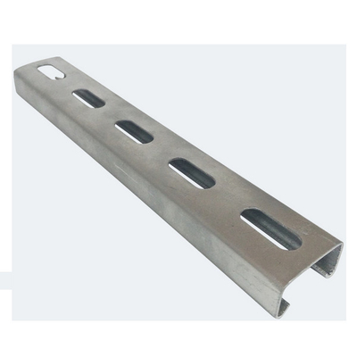 Hot DIP Galvanized 41X41X2.5mm Plain/Slotted Heavy Duty  Metal Framing Strut Channels