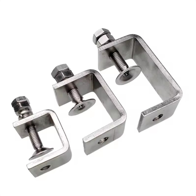 Strut Fitting Beam Clamp M6 With Threaded Srew, Maximum Load 60kg,18mm