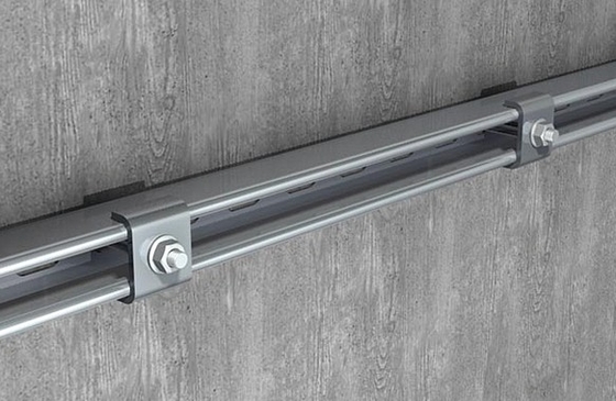 Heavy Duty Slotted Channel 41 x 41mm x 3m Strut Plain/Slotted Channels