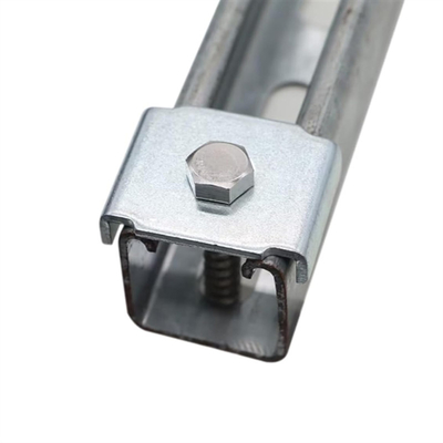 Steel Square Washer Lipped Channel Plate Washers For Strut Channel Support Systems