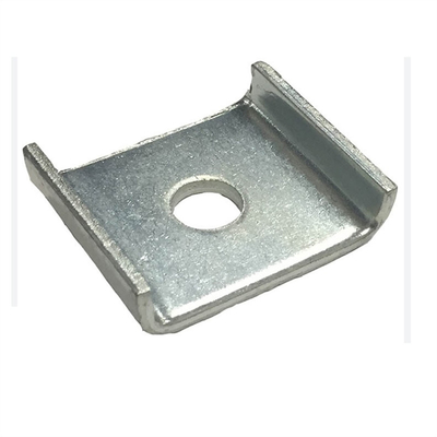 Steel Square Washer Lipped Channel Plate Washers For Strut Channel Support Systems