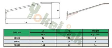 Light Pole Bracket Arms Hot Dip Galvanized Luminaire Support Arm With good price