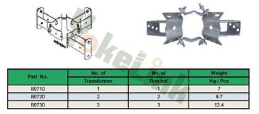 Hot Dip Galvanized Transformer mounting bracket for pole line hardware