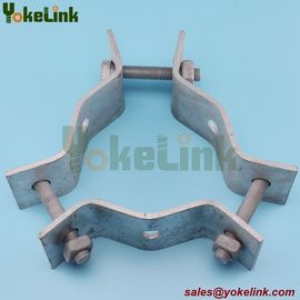 High quality galvanized electric pole clamp/pole band for overhead line fittings