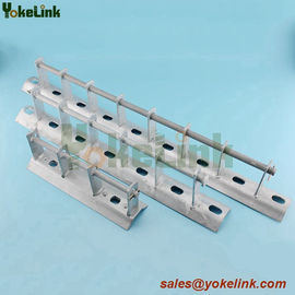 2,3,4 Wires Hot dip Galvanized Secondary Rack / spool insulator bracket