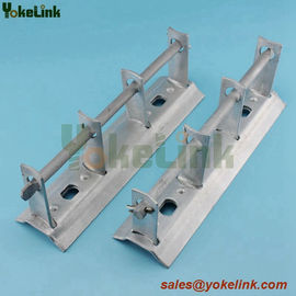 Hot dipped galvanized Pole Crossarm Fittings Secondary Rack for poleline hardware