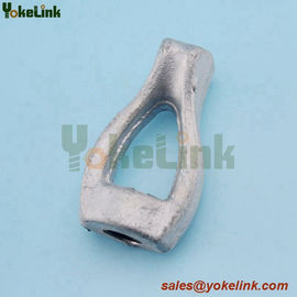 Hot Sale HDG ANSI C135.1 Thimble Eye Nut For Pole Line Hardware