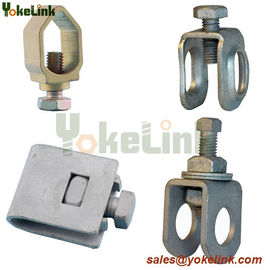 3/4'' 1/2'' Ground rod Clamps Copper brass earth rod clamps for Underground System