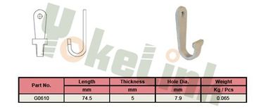Made In China Hot dip galvanized J Hook for Poleline Hardware
