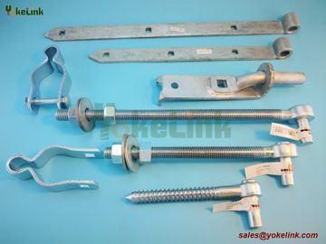 Zinc Plated Field Gate Hinge and Hook for field gate hardware