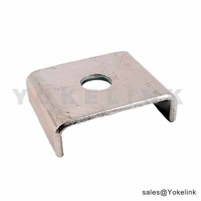 Heavy Duty Electrogalvanized Carbon Steel Bearing Plate Channel Washers For Strut Channels Support Sytem