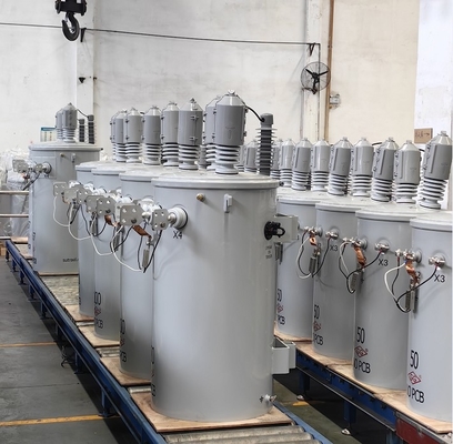 50 KVA Single Phase Oil Immersed Distribution Transformer For Industrial Electricity