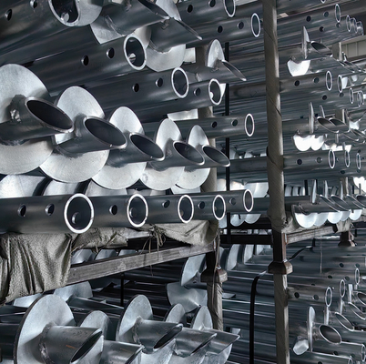 Superior Corrosion Resistant Screw Piers Reliable Helical Screw Pile Producer Galvanized Helical Piles for Foundation System