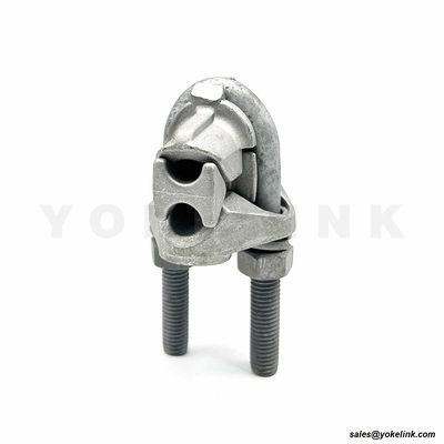 LC52AX Parallel Groove Aluminum Clamp Single Center 3/8 Bolt
