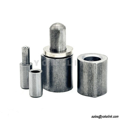 Heavy Duty Steel Weld-on Bullet Hinges With grease fitting