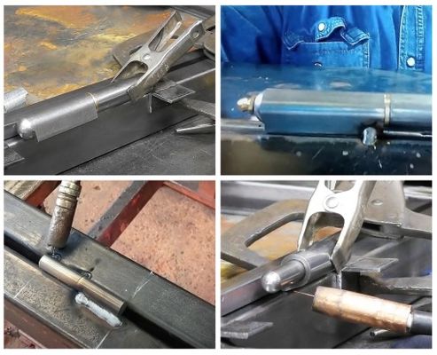 Stainless Steel Weld-On Hinges Bullet Hinge for Swing Door