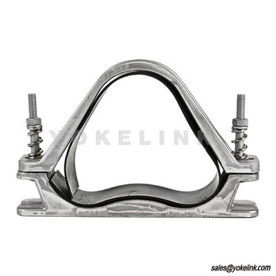 High Voltage Cable Rubber Lined Aluminium Single Cable Cleat