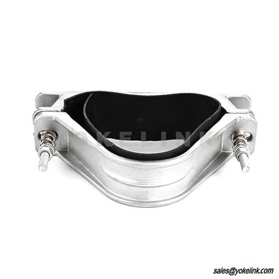 High Voltage Cable Rubber Lined Aluminium Single Cable Cleat
