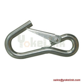 High quality Zinc Plated Carbon Steel Spring Snap Hooks 10 X 100 mm