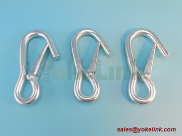 High quality Zinc Plated Carbon Steel Spring Snap Hooks 10 X 100 mm