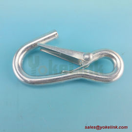 High quality Zinc Plated Carbon Steel Spring Snap Hooks 10 X 100 mm