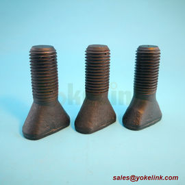 Grad 8.8 oval head mill liner bolt with black oxide for mining industry