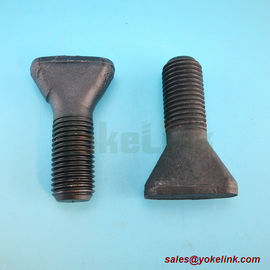 Grad 8.8 oval head mill liner bolt with black oxide for mining industry