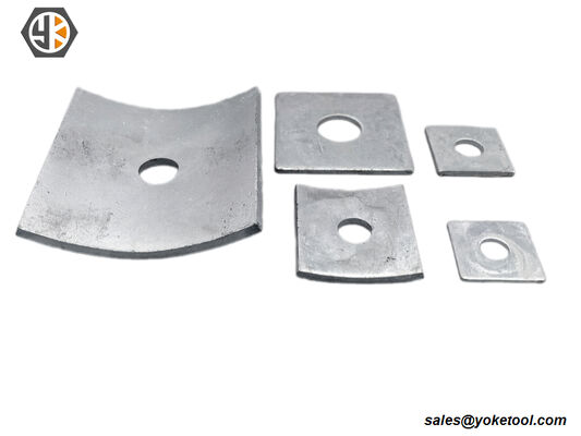 Hot Dip Galvanized | Square Curved Washer | IEEE C135.80 & CSA C83