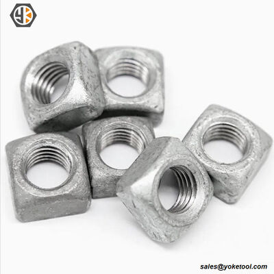 HDG Square Nut | Oversized Tapped Utility Nuts | IEEE C135.80 & CSA C83