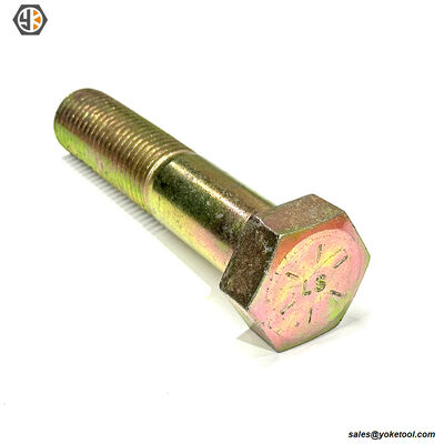 5/8" Hex Head Bolt | Hot Dip Galvanized | 12,400 lbs Tensile | Utility Fasteners