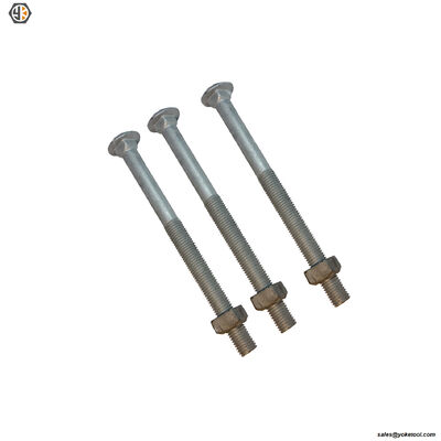 3/8'' Carriage Bolt HDG IEEE C135.1 & CSA C83 SEC Compliant Poleline Fastener