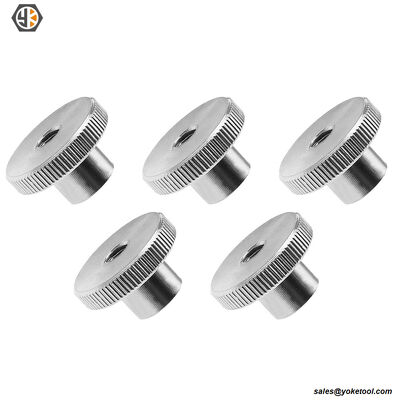 M3 M4 M5 M6 M8 M10 GB835 DIN653 Black Steel Knurl Flat Head Hand Tighten Thumb Screw