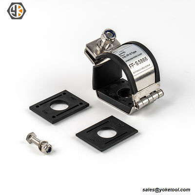 Electric Single Cable Cleat with LSF Pad 130kA peak/50kA RMS