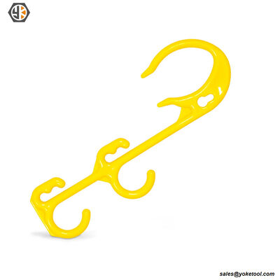 5.6'' Red Mounted Tri Hook for Industrial Construction Electrical Plastic Safety Wire Cable