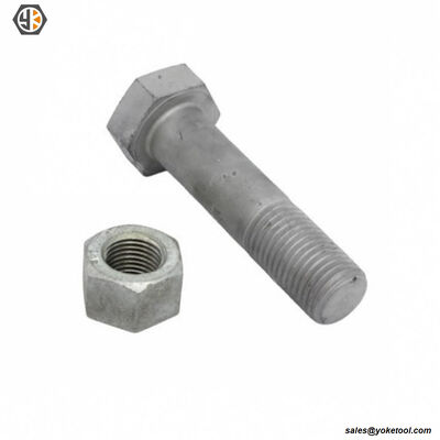 1/4-4'' Carbon Steel ASTM A194 Grade 2H Nuts Blue Waxed