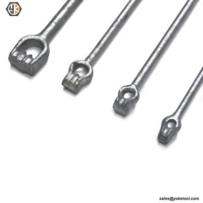 ASTM F1554 Grade105 Anchor Rod Galvanized With DH Nut Washer