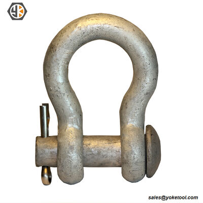 Power Fitting Forged Anchor Shackle U type for Overhead Line