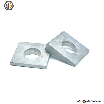 ASTM F436 hardened Square Beveled Washers