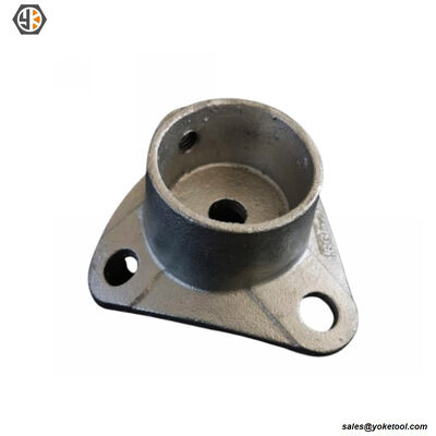 Hot Dip Galvanized Sidewalk Pole Plate and End Fitting iron casting