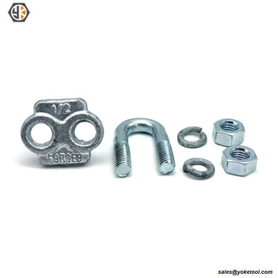 Carbon Steel Drop Forged Wire Rope Clip for Poleline Hardware
