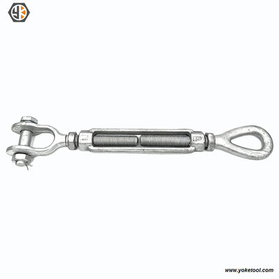 Drop Forged Turnbuckle HDG | ASTM F1145 Utility Hardware | Jaw & Jaw Galvanized Turnbuckle