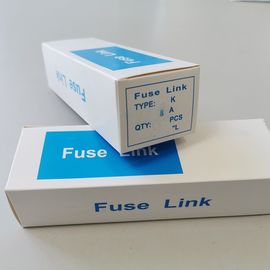 8A K type, T type,  11kv 33kv Button Head Fuse Link For Drop Out Fuses