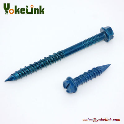 Hex Washer Head Concrete Screw Hi-Lo Thread Screws Ruspert Tapcon Screw with Drill bit