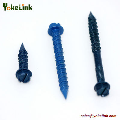 Hex Washer Head Concrete Screw Hi-Lo Thread Screws Ruspert Tapcon Screw with Drill bit