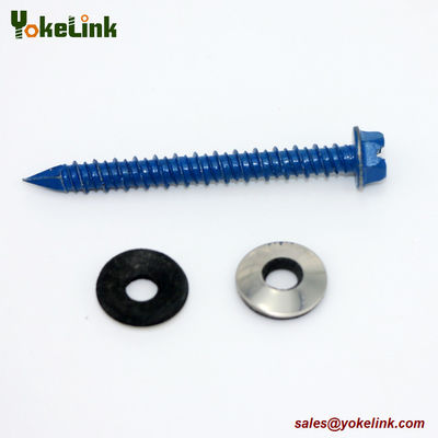 1/4" Hex Washer Head Concrete Screw Hi-Lo Thread Screws Ruspert Tapcon Screw